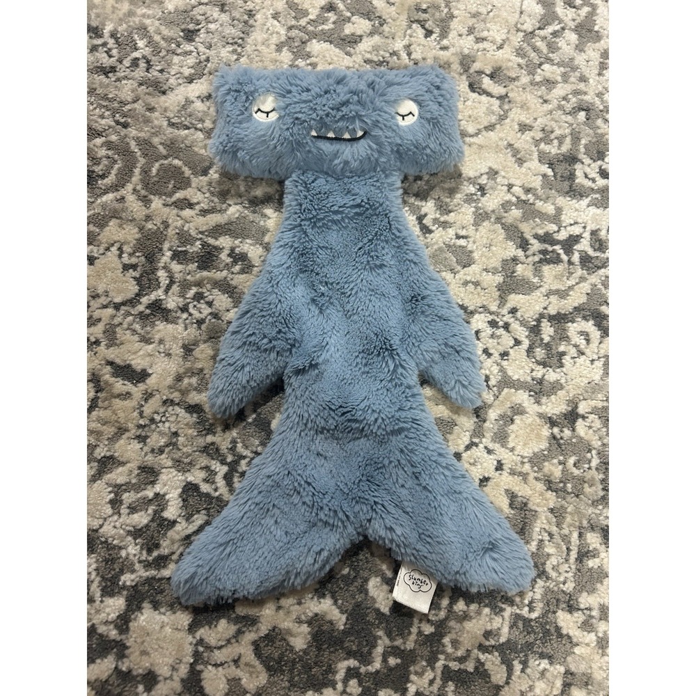 Slumberkins Hammerhead Snuggler Reassuring Lovey Kids 14" Plush Blue Shark‎